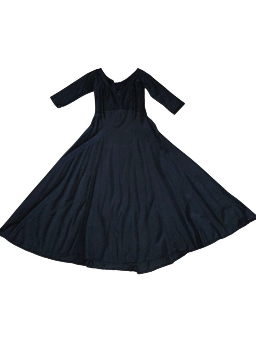 Vintage Luna Luz Garment Dyed Knit Top Cotton Maxi Dress Small Balletcore